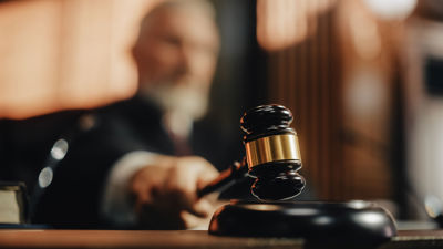 Judge With Gavel 