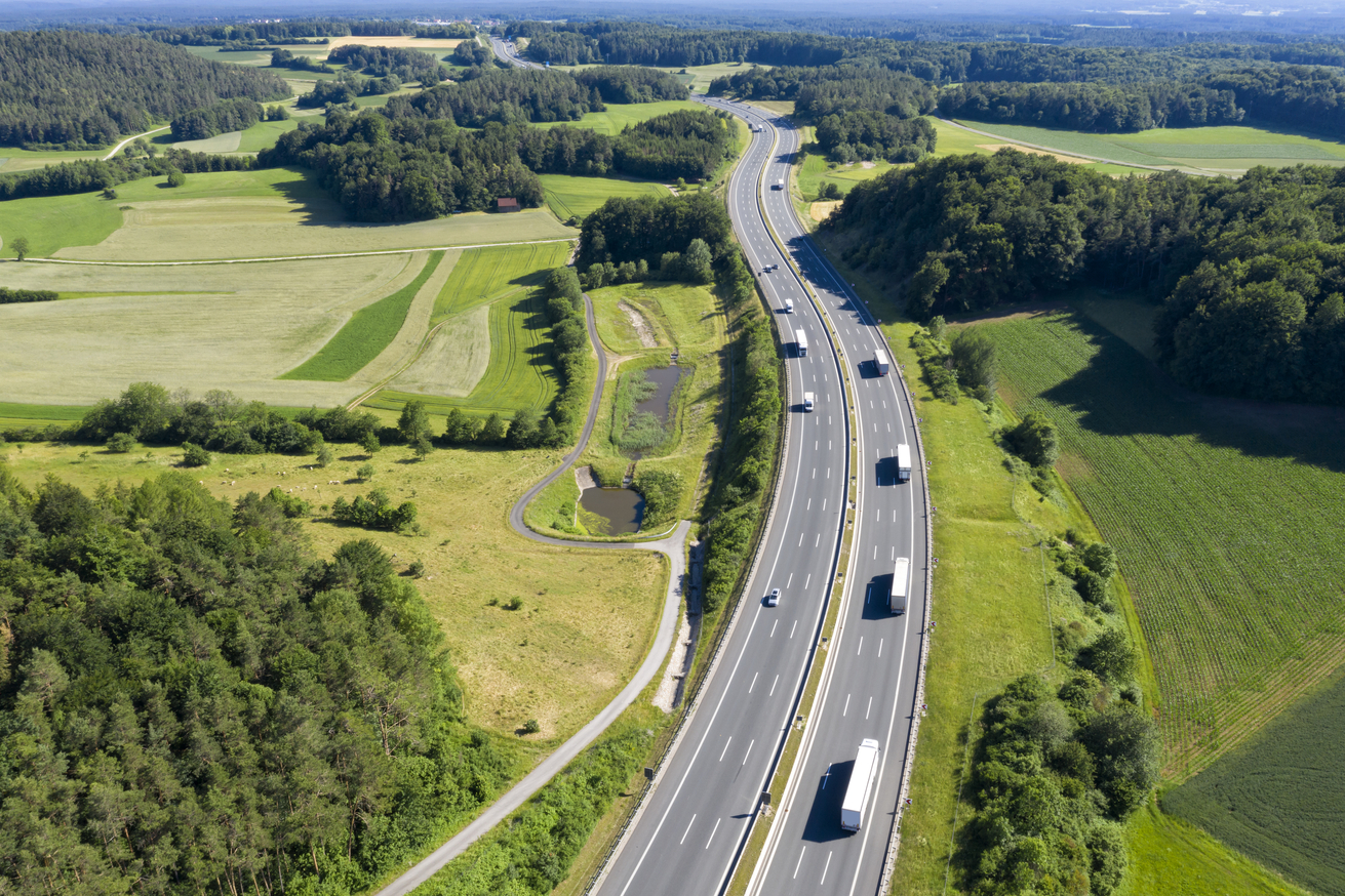 Cars on road