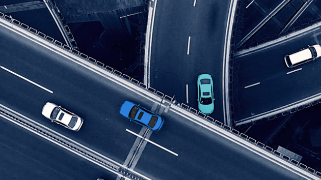 Cars On Freeway 