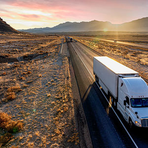 Truck In Desert 