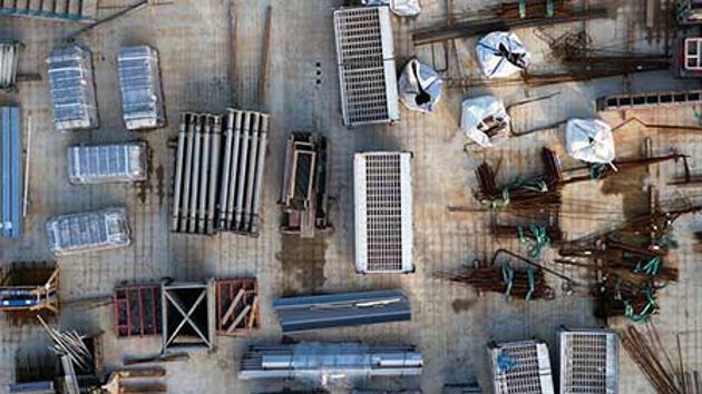 Aerial View Of Construction Material Teaser 