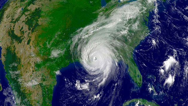 Satellite Image Of Hurricane Katrina 