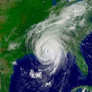 Satellite Image Of Hurricane Katrina 