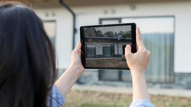 Woman Using Ipad 