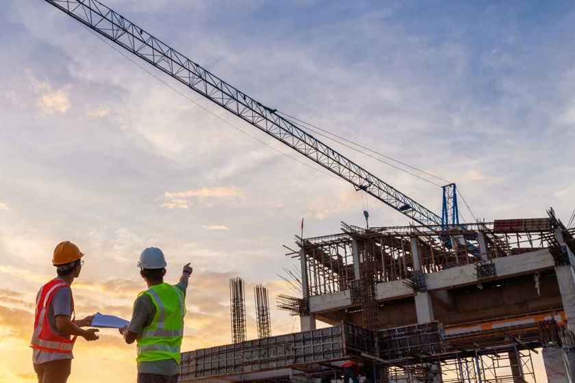 Contractors Reviewing Building Construction 4 