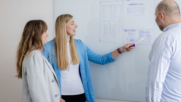 Colleges Reviewing Whiteboard 